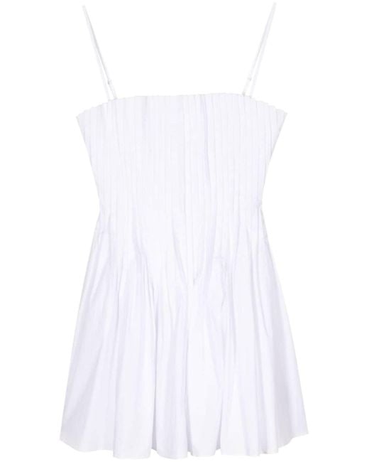 Staud Bella Mini-jurk in het White