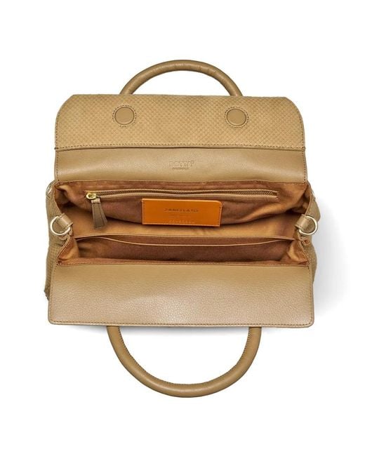 Zanellato Metallic Small Dotta Leather Shoulder Bag