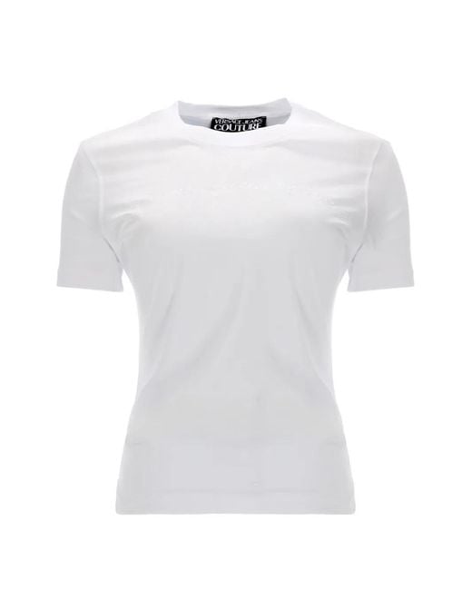 Versace Jeans Couture White Logo T-Shirt
