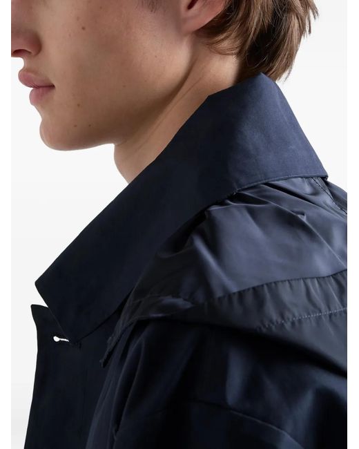Abrigo Con Capucha Prada de hombre de color Blue