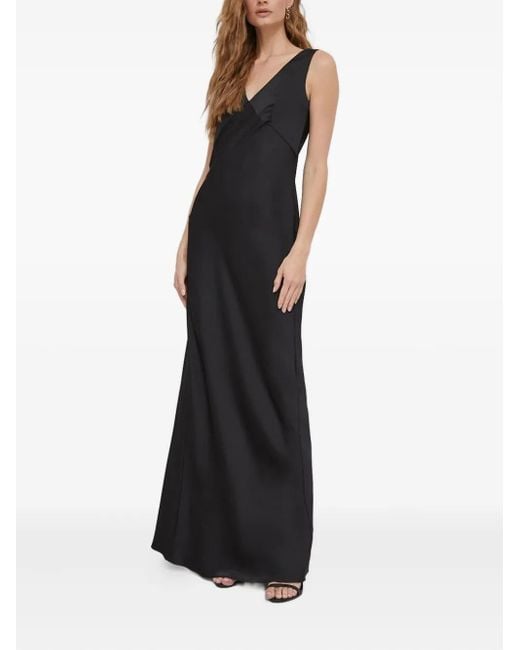 Joop! Black Satin Maxi Dress