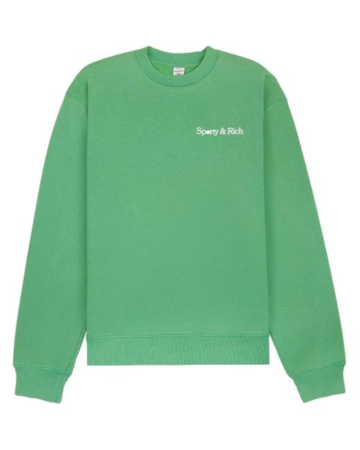 Sporty & Rich ロゴ スウェットシャツ Green