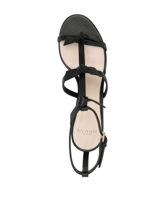 Alexandre Birman Black Slim Lolita 45mm Leather Sandals