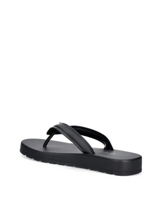 Guess Black Candry Logo Sandals