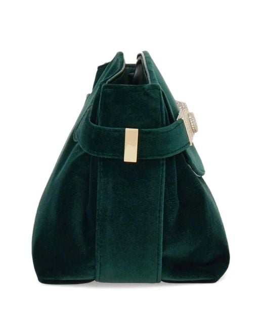 Ferragamo Black Mini Hug Umhängetasche