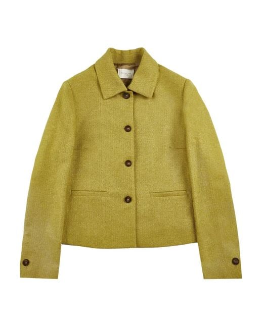 Montedoro Yellow Buttoned Jacket