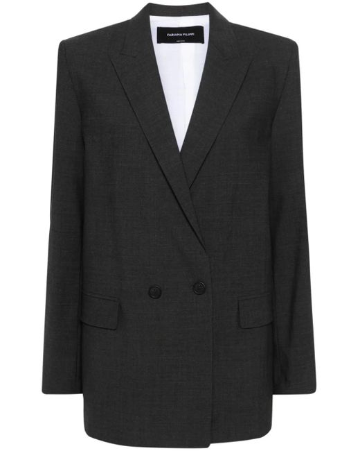 Fabiana Filippi Black Oversized Blazer