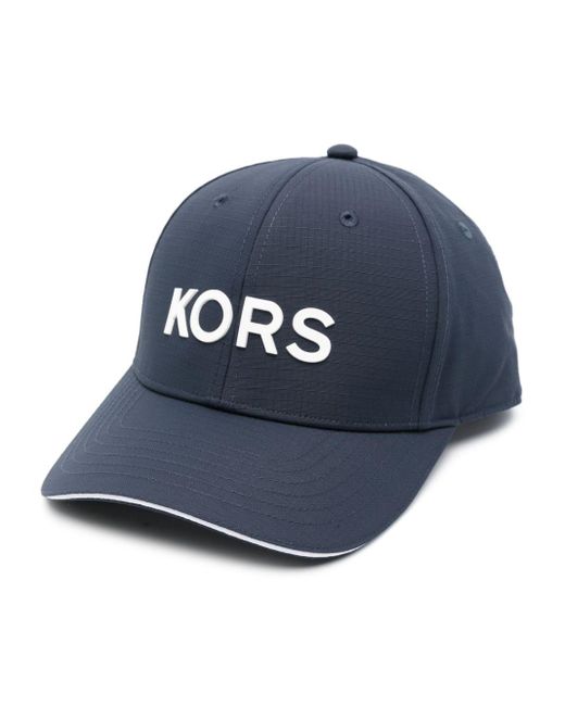 Michael Kors Blue Logo-appliqué Ripstop Hat for men