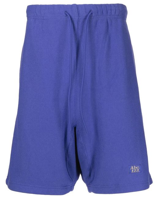 Shorts Sportivi Con Ricamo di Advisory Board Crystals in Blue da Uomo