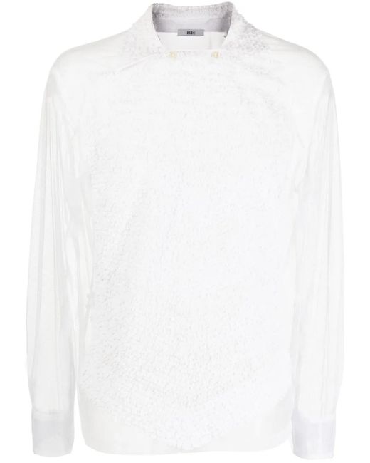 Bode White Recycled-Nylon Shirt for men