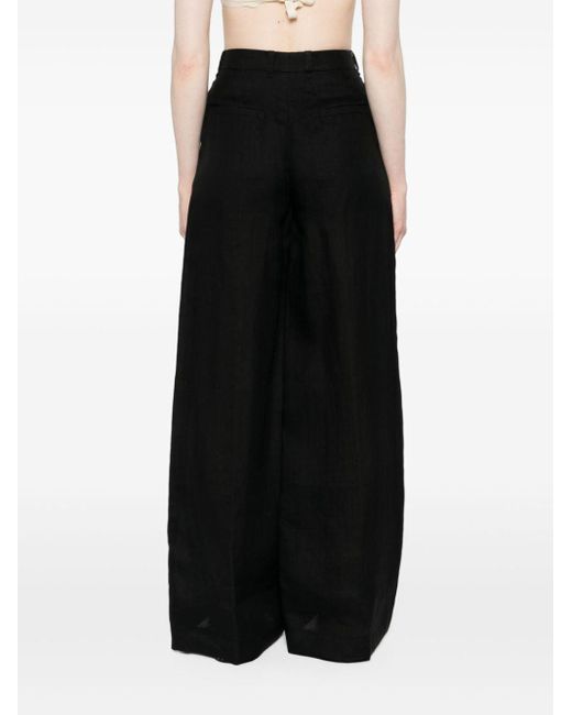 Pantalones anchos estilo marinero Chloé de color Black