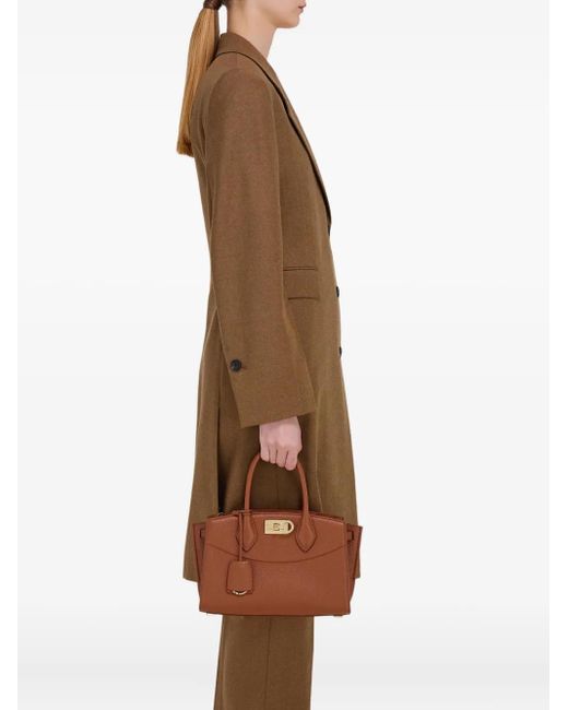 Ferragamo Brown Medium Soft Studio Tote Bag