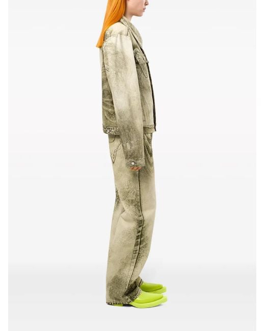 CAMPERLAB Natural Swirl-Print Denim Jacket