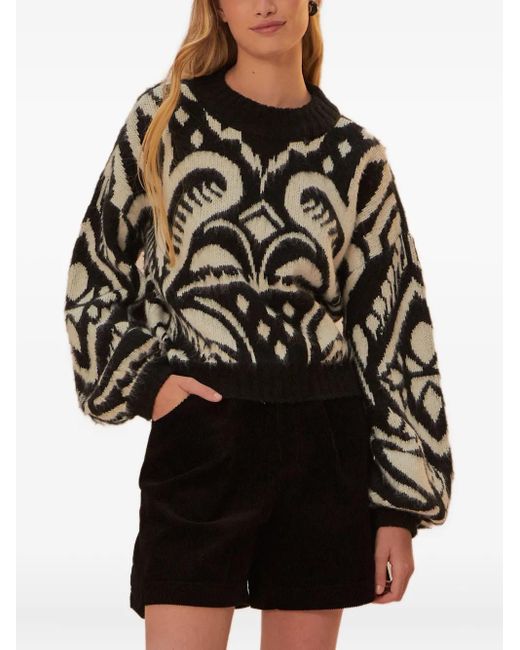 Jersey con motivo Farm Rio de color Black