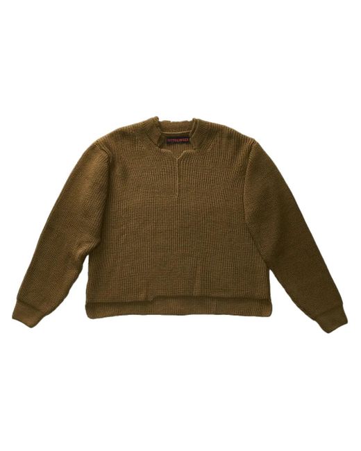 メンズ OTTOLINGER オープンニットカラー セーター Green
