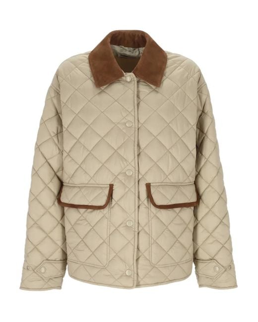 Miu Miu Jack Met Suède Afwerking in het Natural