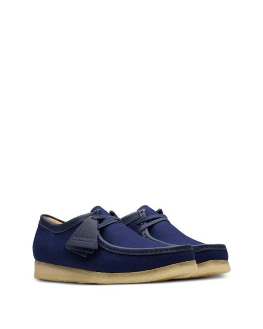 Clarks Blue Wallabee Desert Boots for men