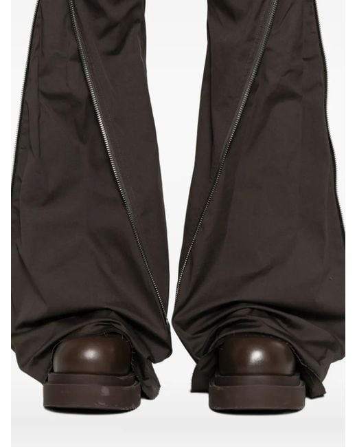Rick Owens Hose Mit Reißverschlussdetail in Gray für Herren