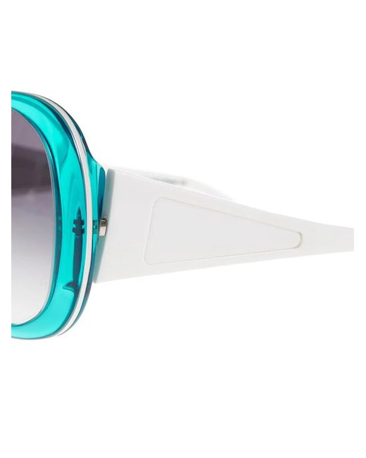 Courreges Blue Jackie O Sunglasses