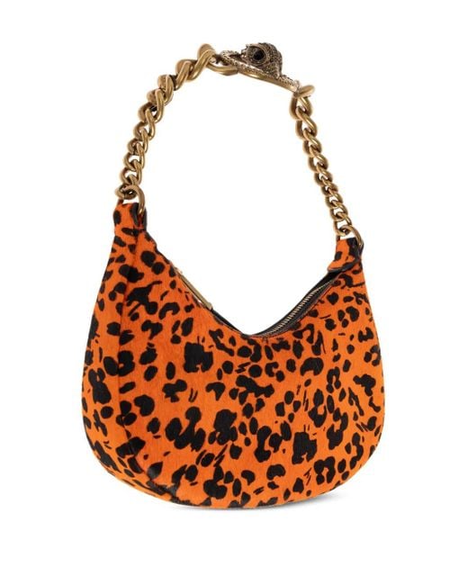 Kurt Geiger Chelsea レオパード ショルダーバッグ S Orange