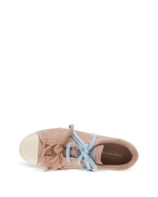 Converse Pink Chuck Taylor Lo Lace-Up Sneakers