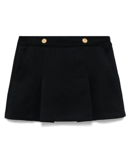 Falda corta plisada Tom Ford de color Black