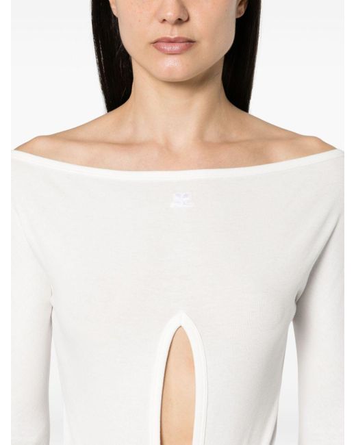 Courreges White Body mit Cut-Outs