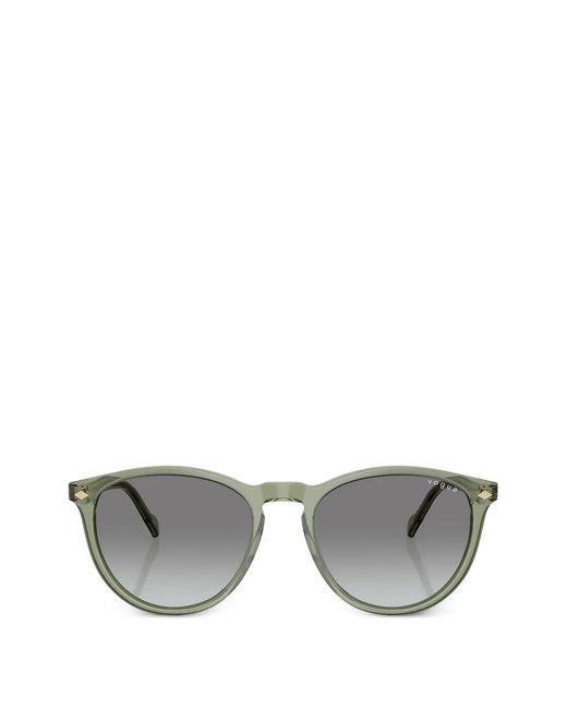 Vogue Eyewear Gray Round-Frame Sunglasses for men
