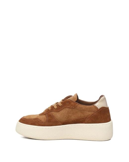 Date Brown Sneakers mit Plateau