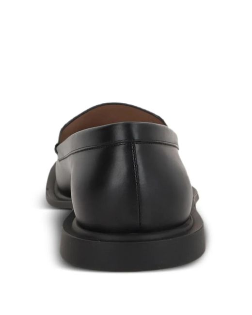 The Row Black Nic Loafers
