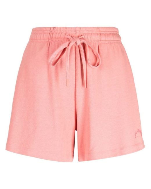 The Upside Pink Summit Roller Organic Cotton Shorts