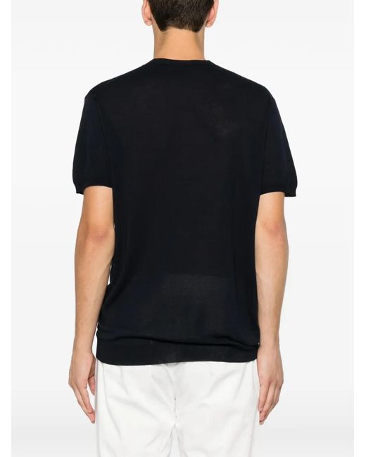 VELA SHOP Black Short-Sleeve T-Shirt for men