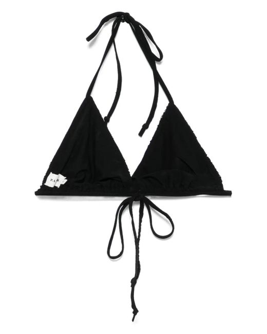 P.A.R.O.S.H. Black Gradient Bikini Top