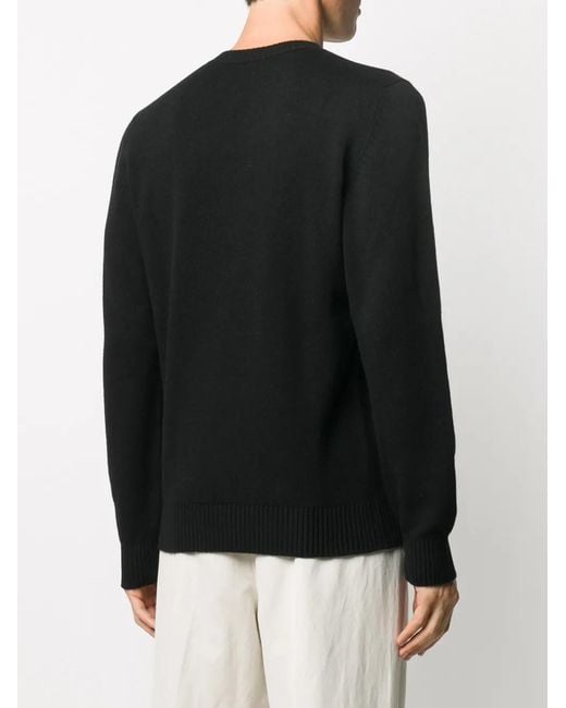 Pull Texturé À Logo Barrie pour homme en coloris Black