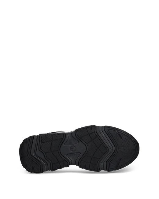 Just Cavalli Black Panelled Chunky Sole Sneakers for men
