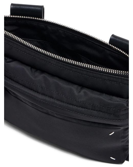 Maison Margiela Black Zip-Up Cross Body Bag Bag