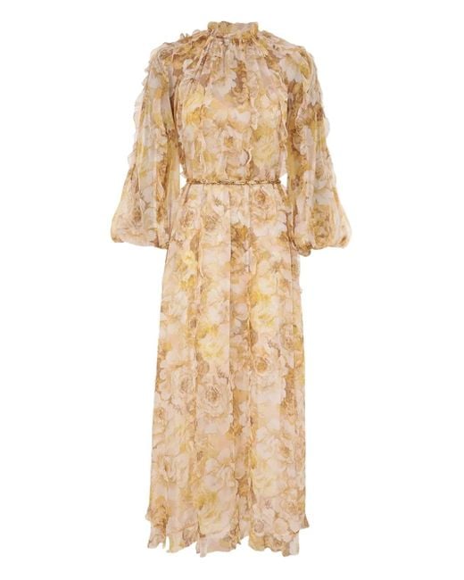 Zimmermann シルクマキシドレス Natural