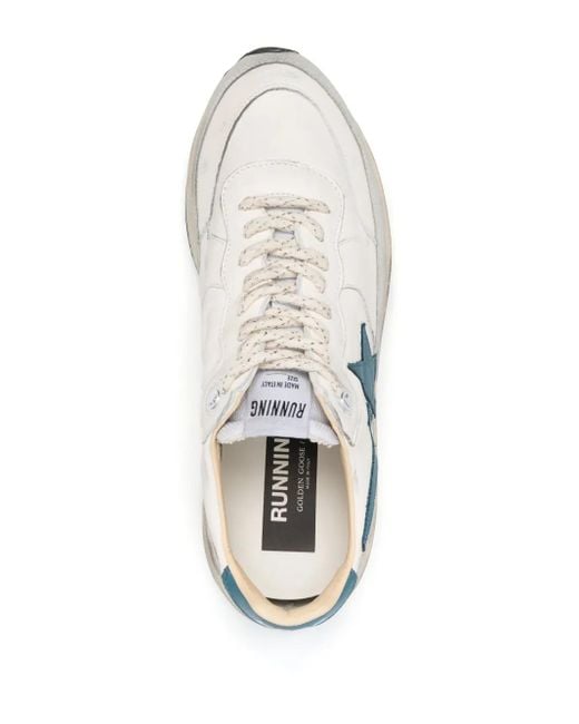 Golden Goose Deluxe Brand White Running Sole Sneakers for men
