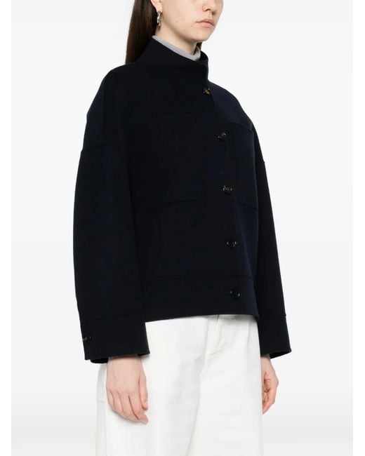 Max Mara Black Renna Button Jacket