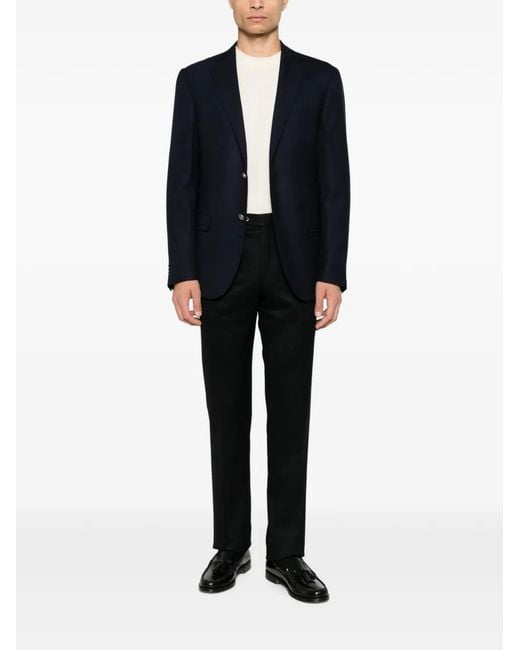 Corneliani Black Academy Light Single-Breasted Jacket for men