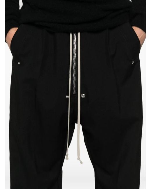 Rick Owens BELA Hose mit Kordelzug in Black für Herren