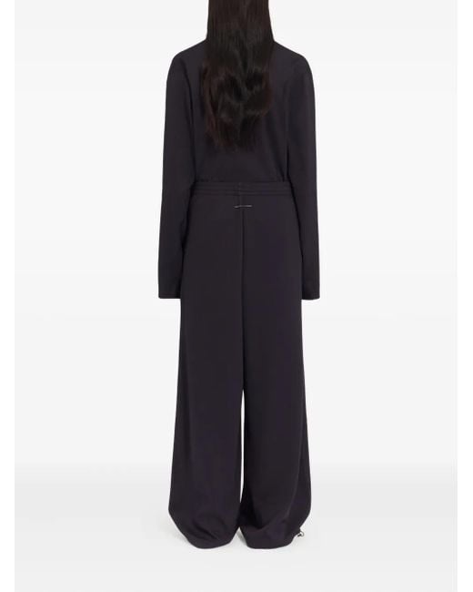 MM6 MAISON MARGIELA X SALOMON Blue Logo Drawstring Track Pants