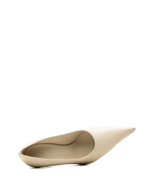 Gia Borghini White Leather Pumps