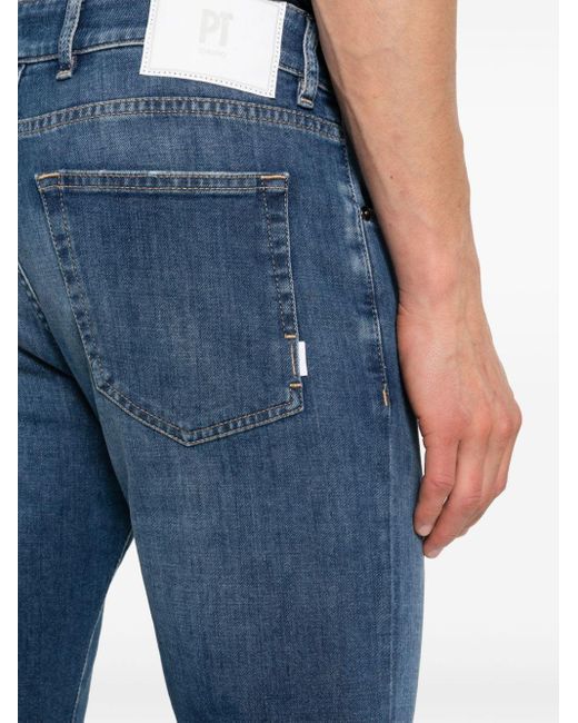 PT Torino Slim-fit Jeans in het Blue voor heren