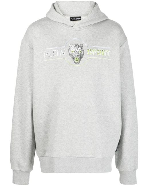 Philipp Plein Hoodie Met Print in het White voor heren