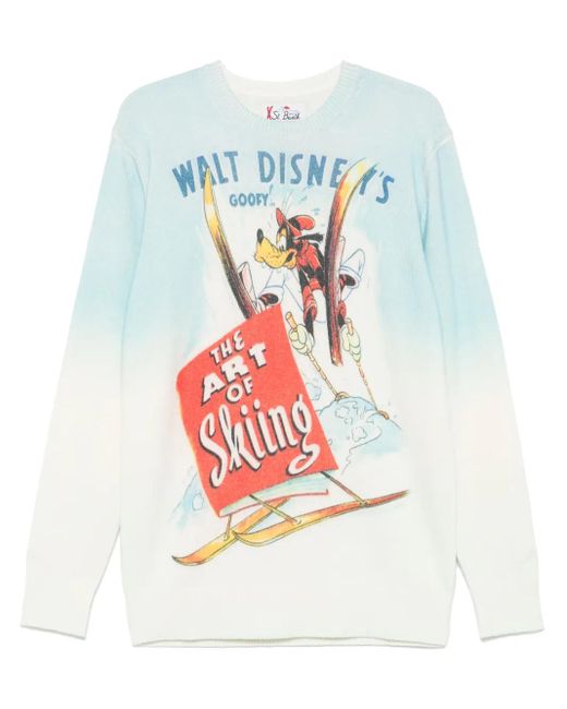 Jersey Heron de x Walt Disney Mc2 Saint Barth de hombre de color White