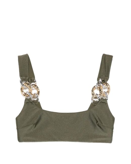 Jonathan Simkhai Green Wilda Bikini Top