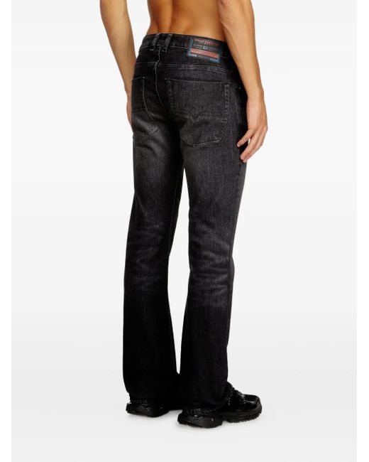 DIESEL Gray Bootcut 2007 Zatiny Low Jeans for men