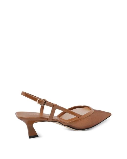 Stuart Weitzman Brown Vinnie Pointed-Toe Pumps