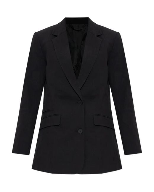 AllSaints Black Essen Buttoned Jacket